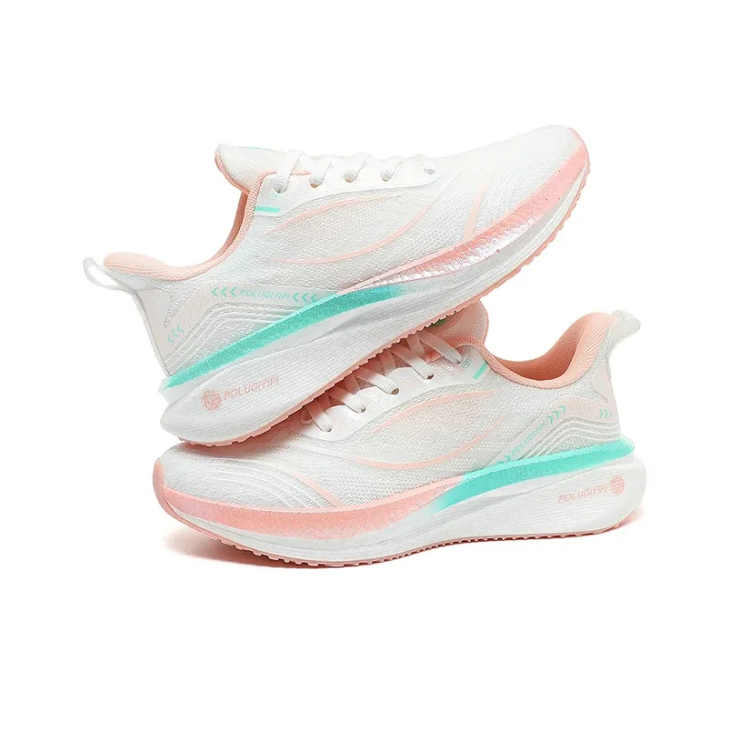 POLUDIYIPI Blaze S3 PRO Running Shoes Unisex Low Top Black Purple/Jasmine Tea Green/Light Pink-14