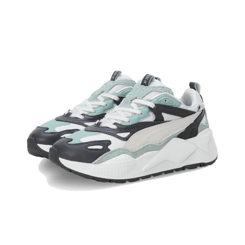 PUMA RS X Efekt Lu Slip Resistant Low Top Casual Shoes Women's White Black Green-2