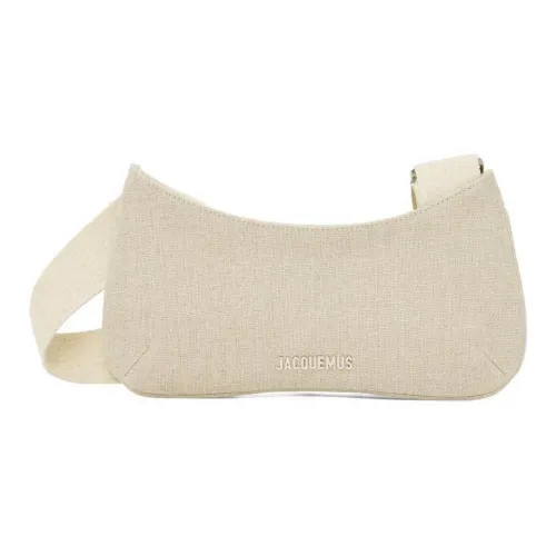Jacquemus Canvas Canvas Bag One Shoulder Handbag Men's Gray