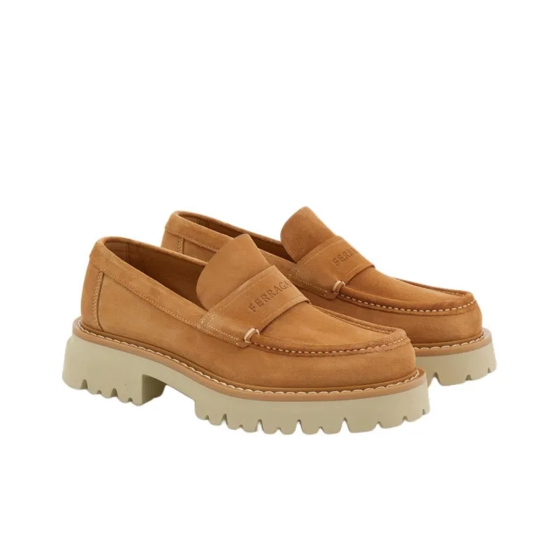FERRAGAMO Loafers Men's Light Umber-2