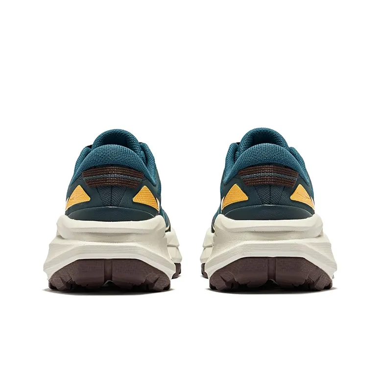 Erke Field Paths Low Top Casual Shoes Men's Numbers Bronze Cyan-3