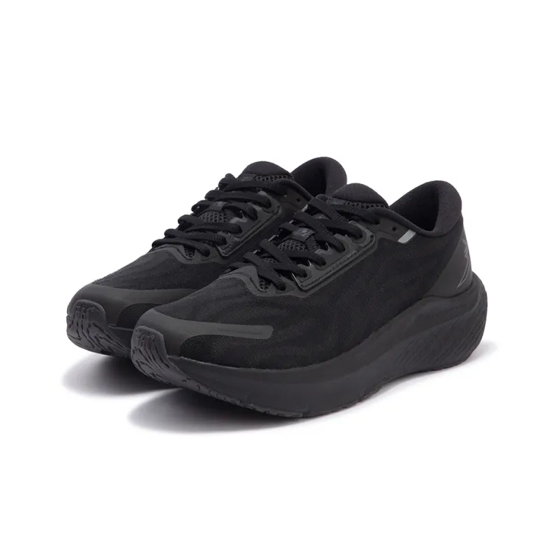 361° Anti Slip Wear Resistant Breathable Lightweight Low Top Running Shoes Men's Black-2