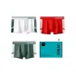 [3 Pack]White+Red+Army Green