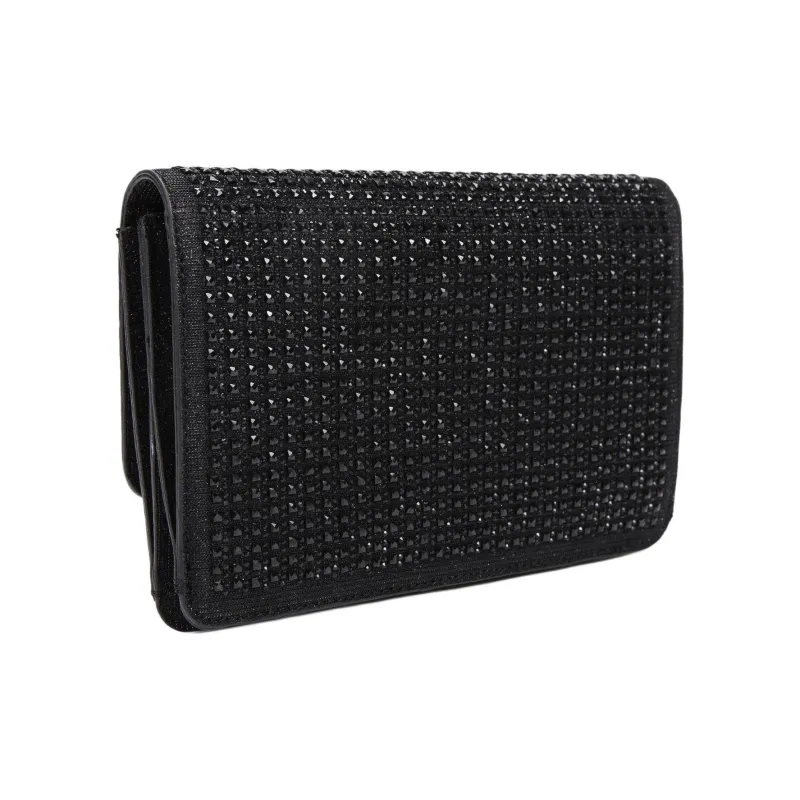 Kurt Geiger London Textile Material One Shoulder Crossbody Clutches Women's Black-2