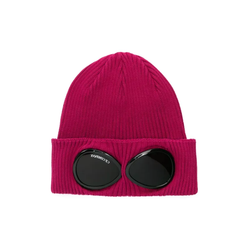 C.P. Company Goggles-detail Ribbed Beanie-1