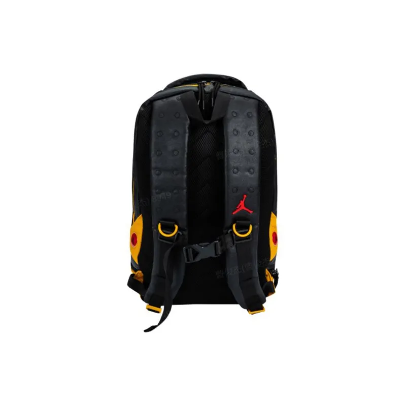 Jordan Polyester Sports Bag Laptop Bag Backpack Regular Unisex Black/Yellow-1