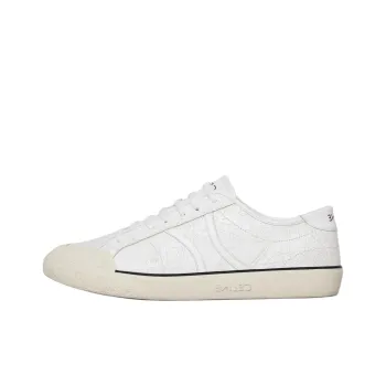 CELINE Low Top Skateboard Shoes Men's White