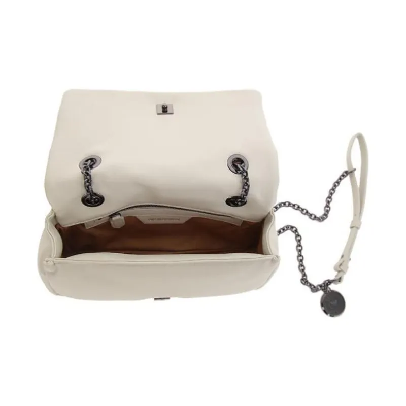 EMPORIO ARMANI Polyurethane Crossbody Bag, Shoulder Bag Women's White-3