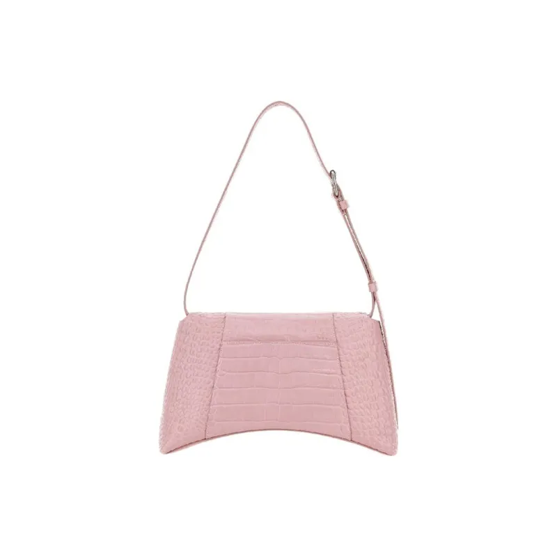 Balenciaga Downtown Cow Leather Portable Crossbody Bag Shoulder Bag Women's Pink-2