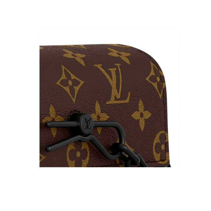 LOUIS VUITTON Men Steamer Crossbody Bag Wearable Wallet-4
