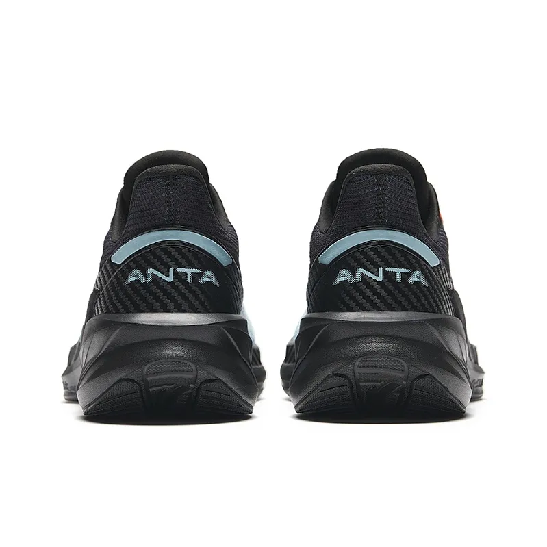 Anta DuCi4 Cushioned Slip Resistant Low Top Running Shoes Men's Blue-3