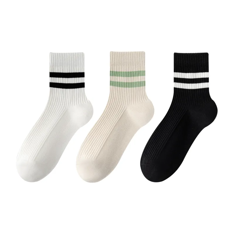 XXLLG Mid Calf Socks Women's 3 Pack-0