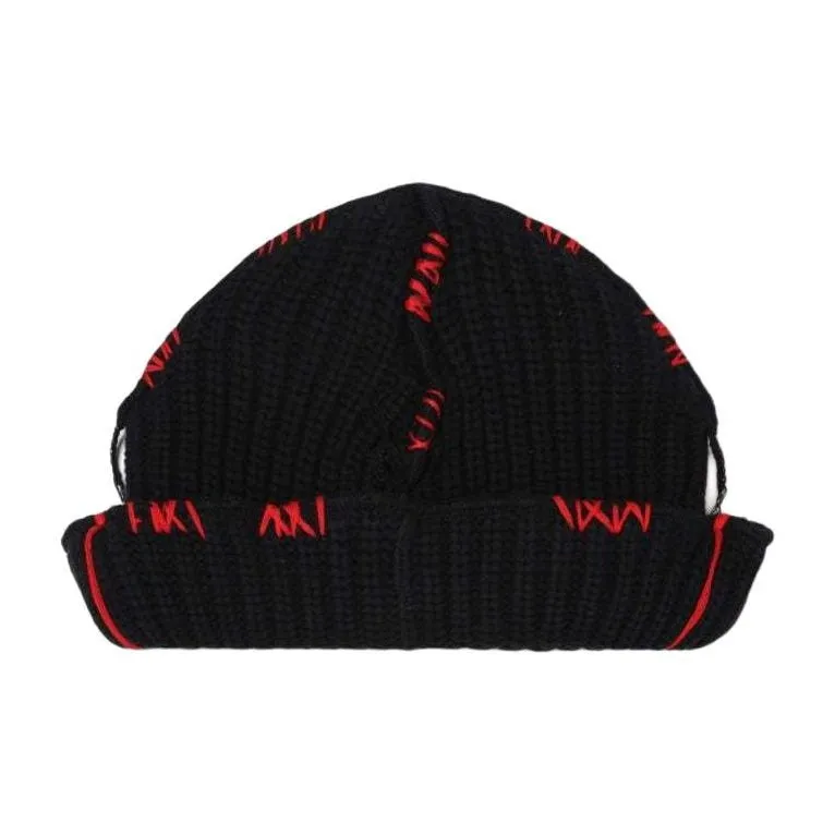 CHARLES JEFFREY Loverboy Logo-patch Chunky-knit Beanie-1