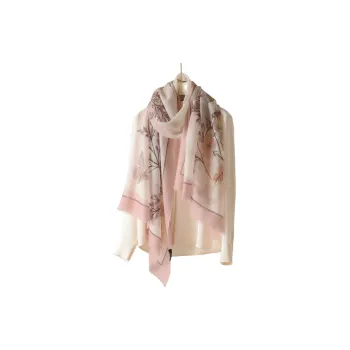 Hang Silk Road Silk Scarves Women's Pink