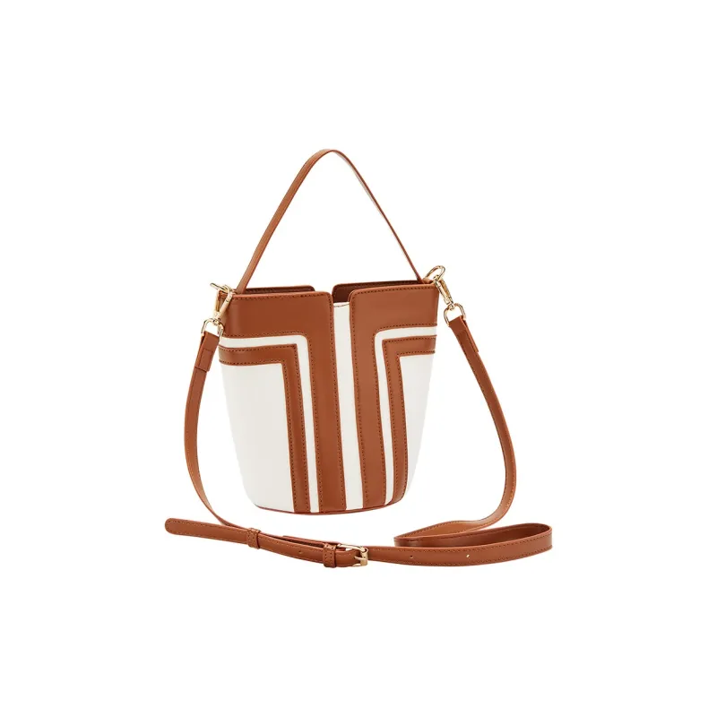JANE KLAIN PU Bucket Bag, Shoulder Bag, Crossbody Bag, Handbag Regular Women's Black/Brown/Coffee-2