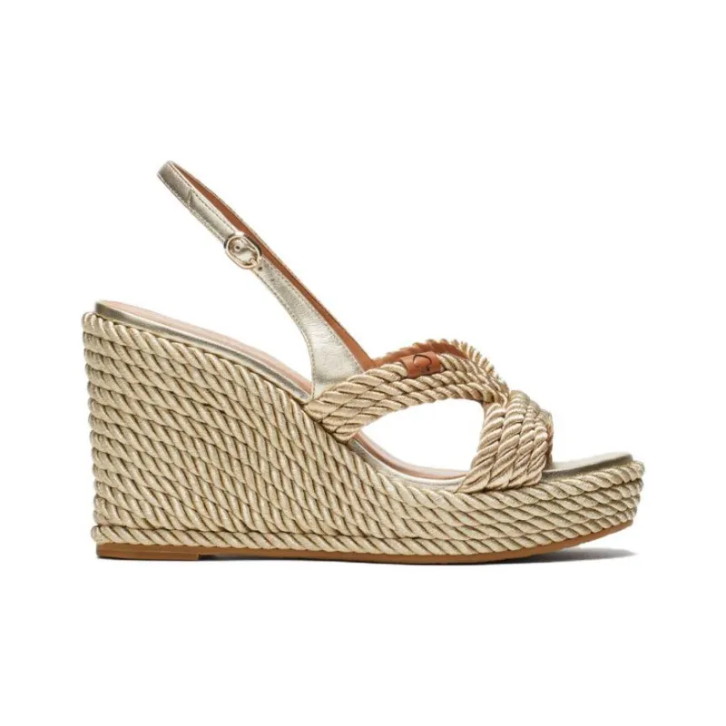 Kate Spade Strap Sandals 10cm Women's Gold-1