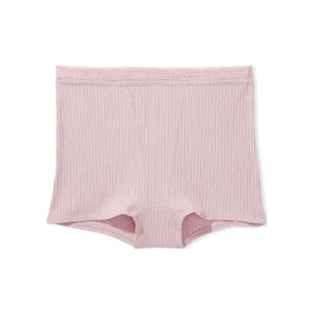Victoria's Secret PINK COTTON Logo Cotton Lace High-Waist Bt Panty/G Underpants Women's 1 Pack Pink