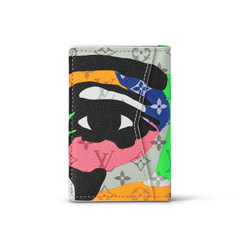 LOUIS VUITTON Pocket Organizer Multicolor White-2
