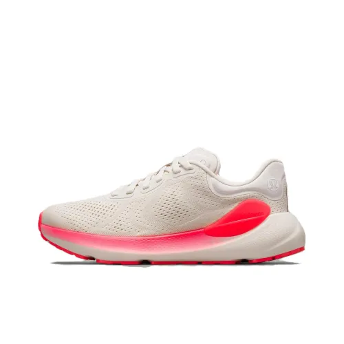 Lululemon Beyondfeel Running Shoes Women's Low-Top White/Red