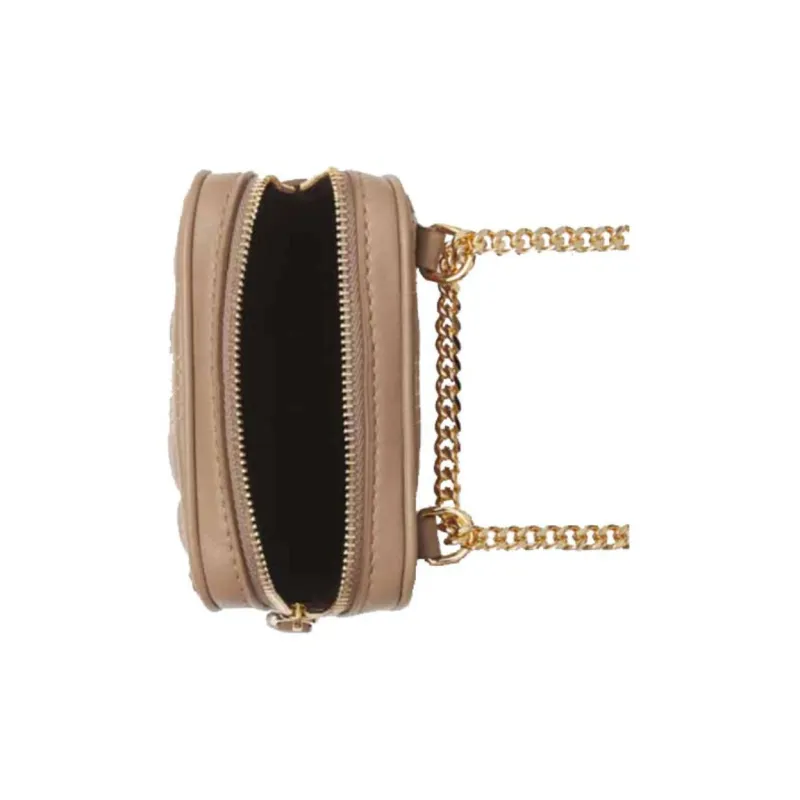 Burberry Lola Lola Bag Lambskin Storage Bag Cell Phone Pouch Shoulder Bag Crossbody Bag Mini Women's Camel-5