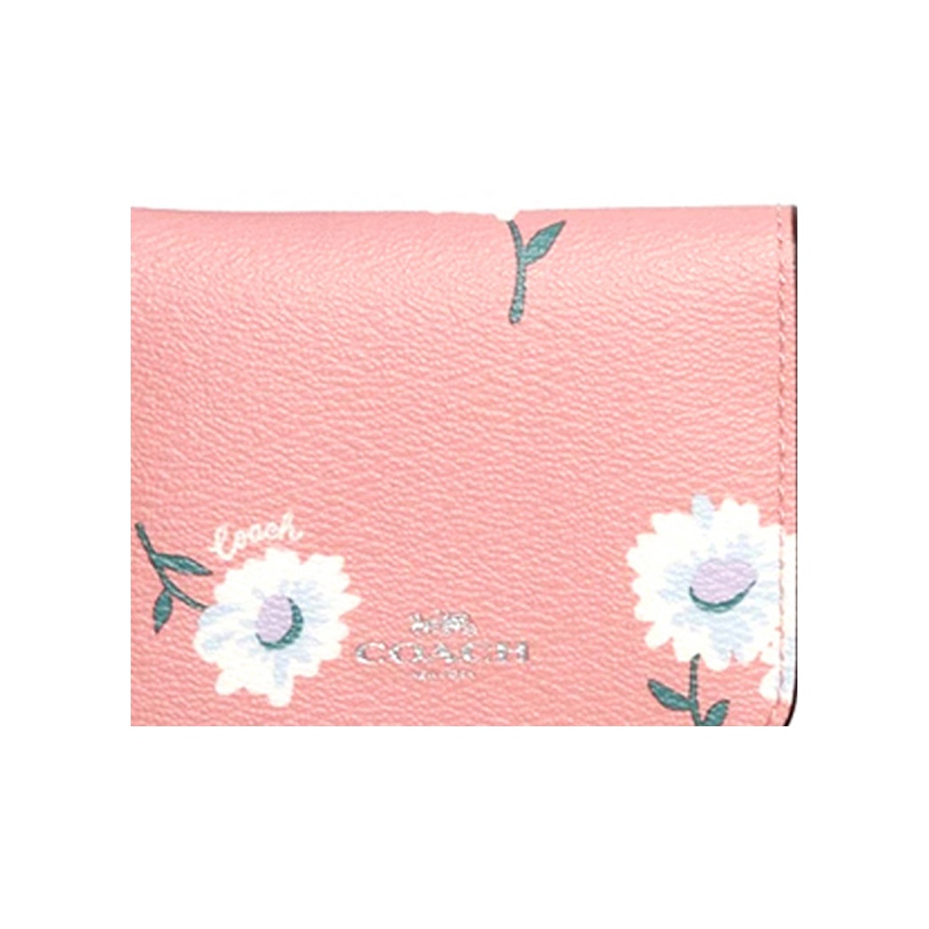 Coach Women's high quality Boxed Daisy Printed Snap Wallet