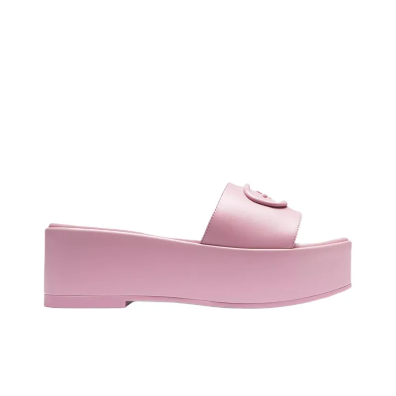 COACH Slip Resistant Slide Slippers Women's Pink-1