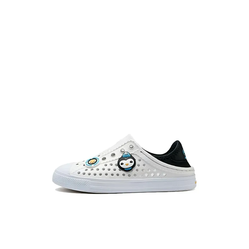 Skechers Anti Slip Wear Resistant Children's Sandals White Black Kids'-0
