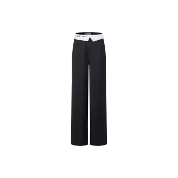 Three Quarters Casual Pants Women's Black