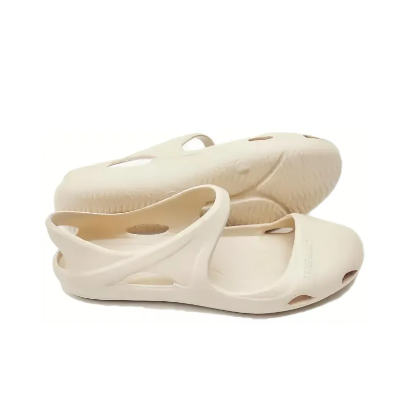 DECATHLON 100 Inj Beach Sandals Women's Beige-3