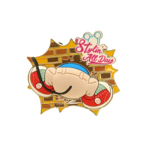 Disney Mickey Stylin' All Day Badge Hong Kong Disney IP Merch