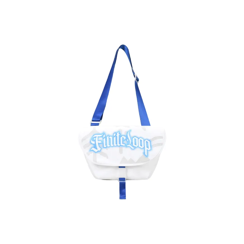 FINITE LOOP Recycled Polyester Crossbody Bag Regular Unisex White-1
