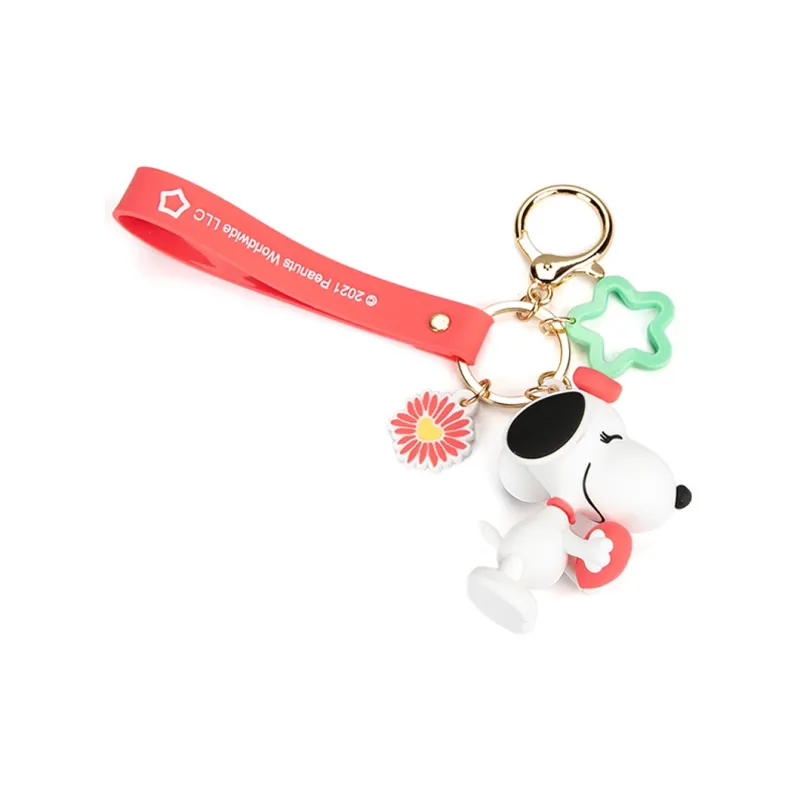 SNOOPY PVC Versatile Keychain Unisex-5
