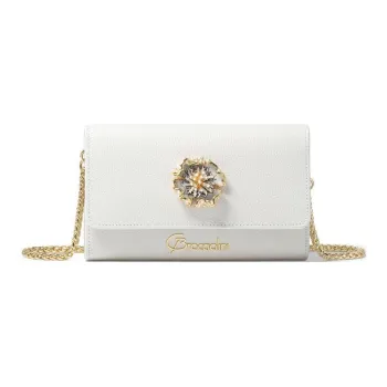 Braccialini Leather Wallet Women's White