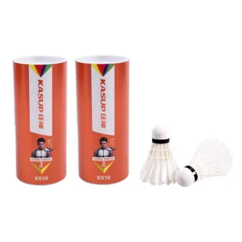 KASUP Duck Feather Shuttlecock 12 Pack Water Duck Feather Competition Training Shuttlecocks