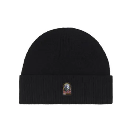 PARAJUMPERS Logo-patch Knitted Merino Beanie