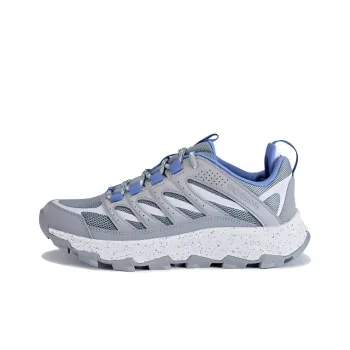 Columbia Anti Slip Wear Resistant Low Top Hiking Shoes Women's Gray Purple