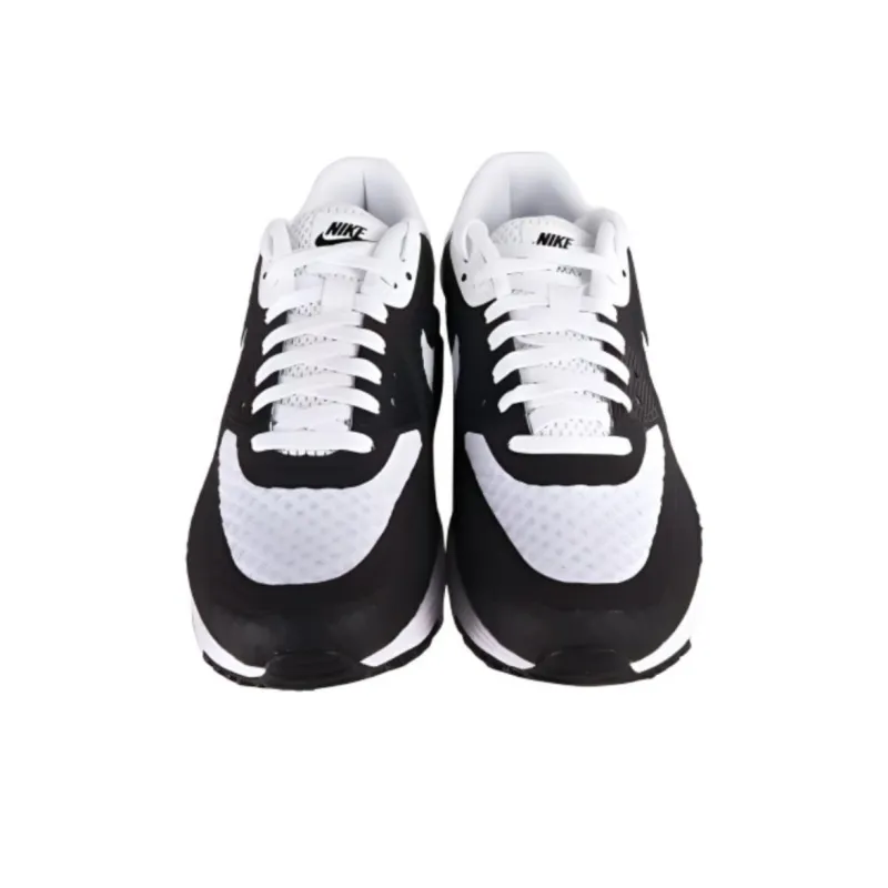 Nike Air Max Lunar Low Top Running Shoes Men's Black White-2