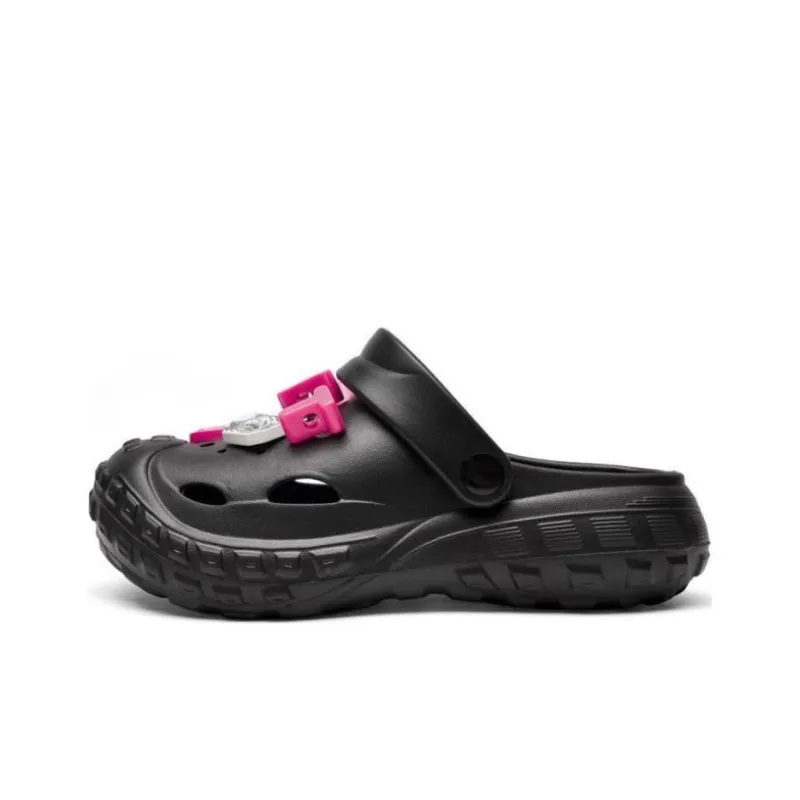 TOOMANYSHOES Light Balloon Clogs 5.5cm Women's-25