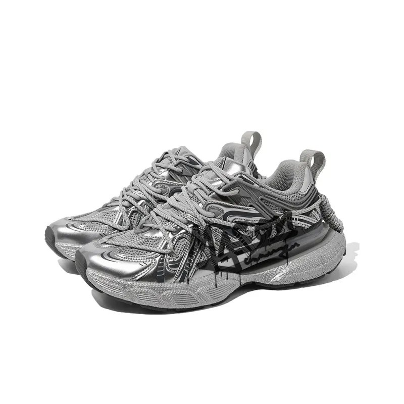 Masongarments Cage Series Abrasion Resistant, Breathable, Lightweight, Height Increasing Low Top Chunky Sneakers Unisex-48