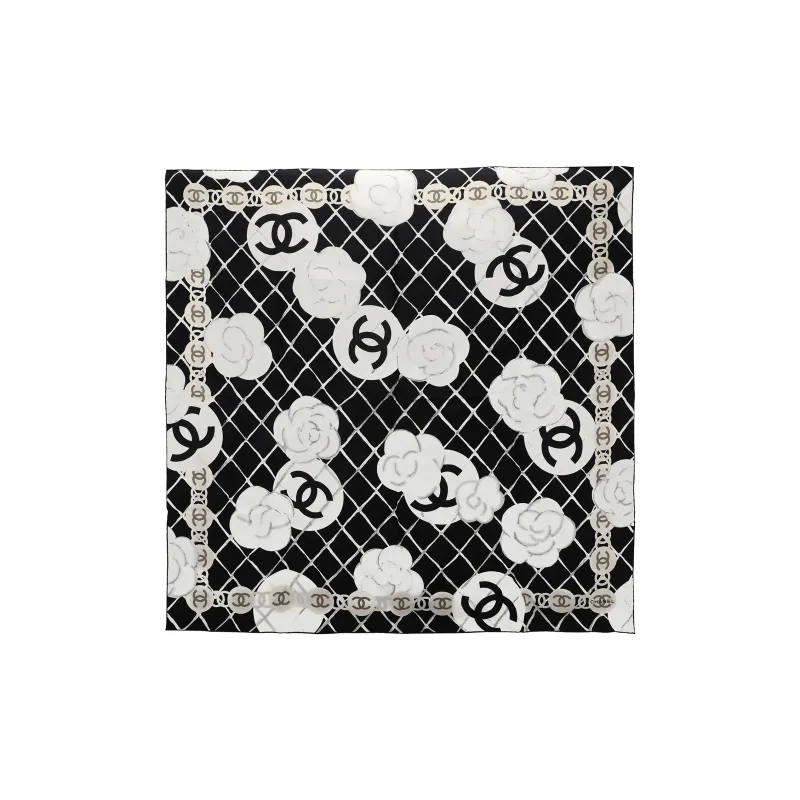 CHANEL Accessories Silk Scarves Women's-1