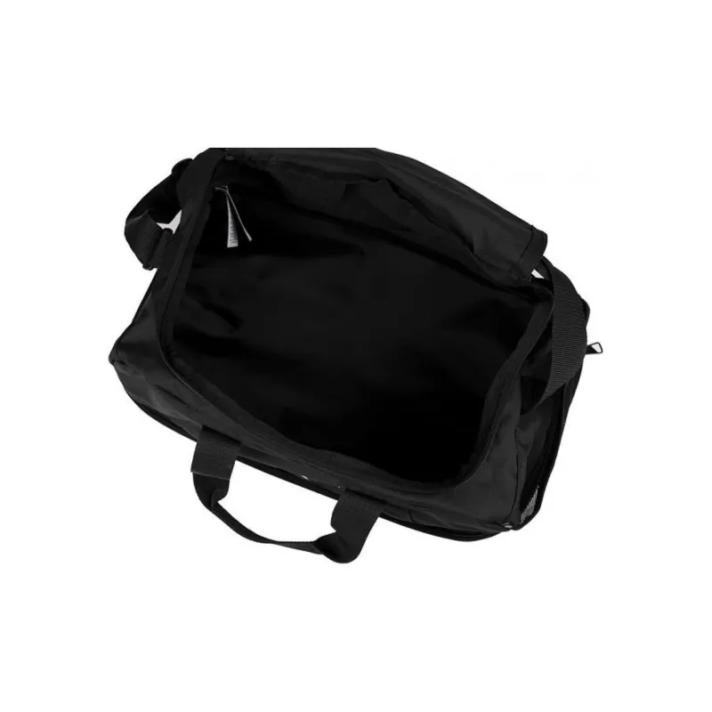 Adidas Recycled Polyester Plain Weave Fabric Handbag Medium Size Unisex Black & White-4