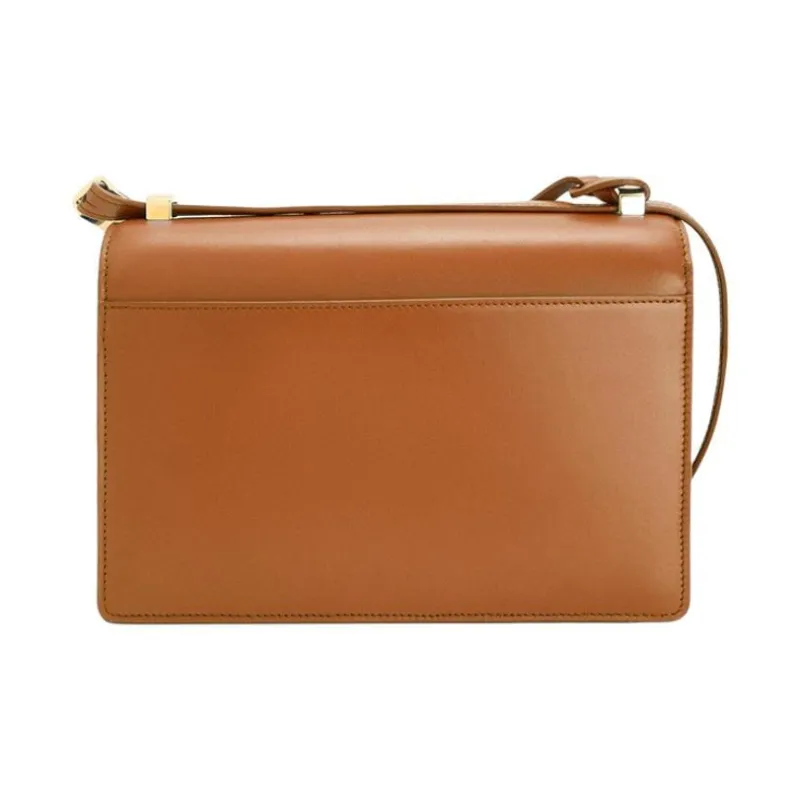 LOEWE Barcelona Silk Calfskin Handbag Shoulder Bag Crossbody Bag Women's Brown-2