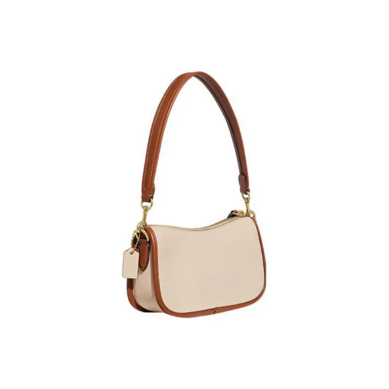 COACH Disney, Collaboration Swinger Glove Tanning Handbag, Shoulder Bag Women's Khaki-1