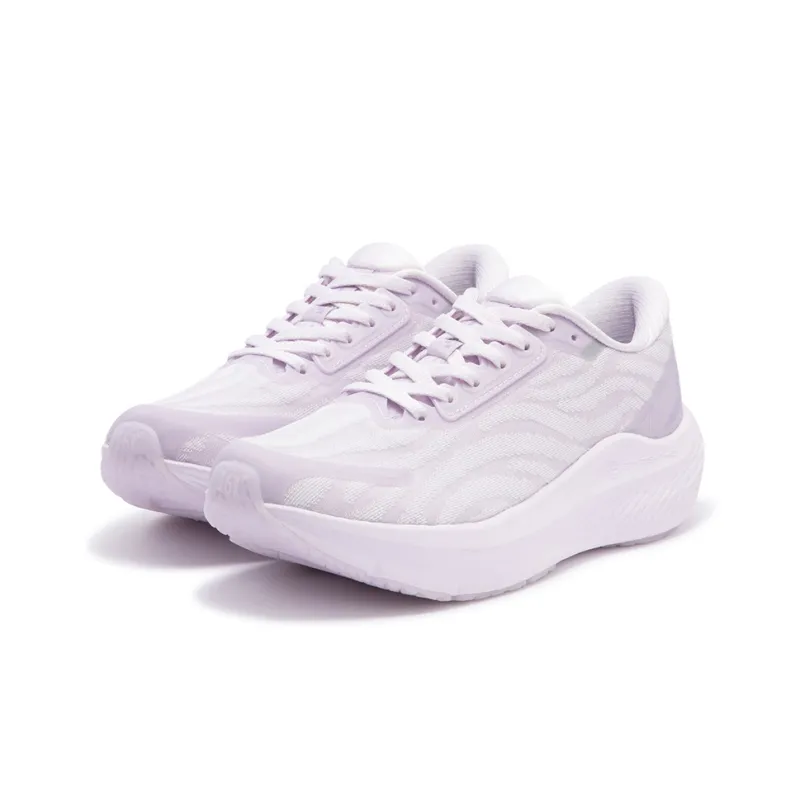 361° Anti Slip Wear Resistant Breathable Lightweight Low Top Running Shoes Women's Light Purple-2