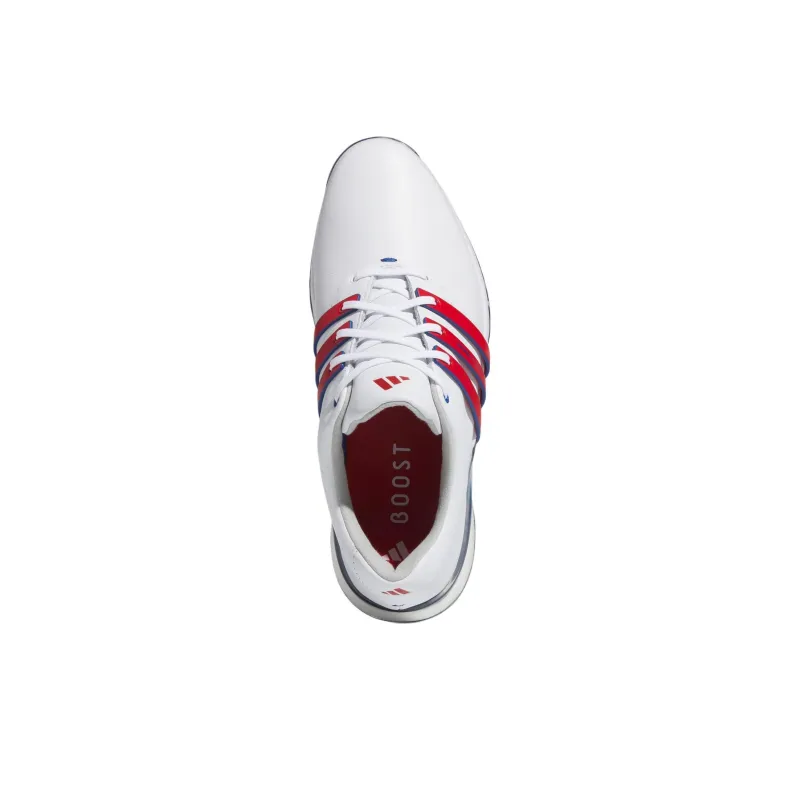 Adidas Tour360 24 Golf Cloud White Better Scarlet Royal Blue-4