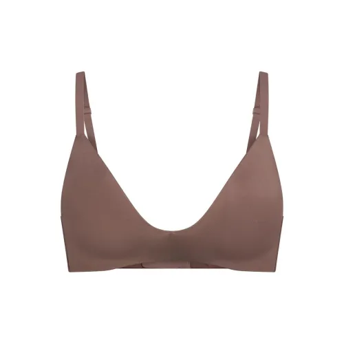 SKIMS WIRELESS FORM T-SHIRT DEMI BRA Bra Women's 1 Pack UMBER/Brown