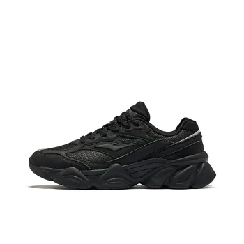 Erke East Rising Anti-Slip Wear-Resistant Low-Top Casual Shoes Men's Jet Black