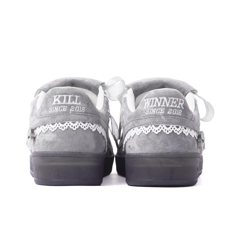 KILLWINNER Skateboard Shoes Women's Low Top Gray-4