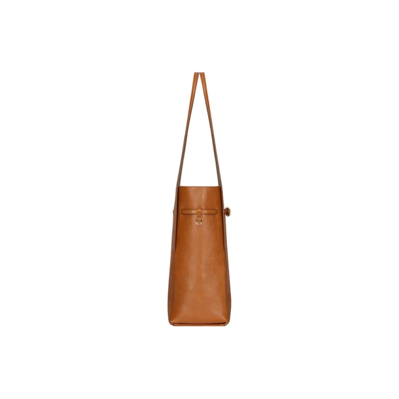GIVENCHY Buffalo Leather Tote Bag Shopping Bag Crossbody One Shoulder Handbags Small Size Women's Caramel-2