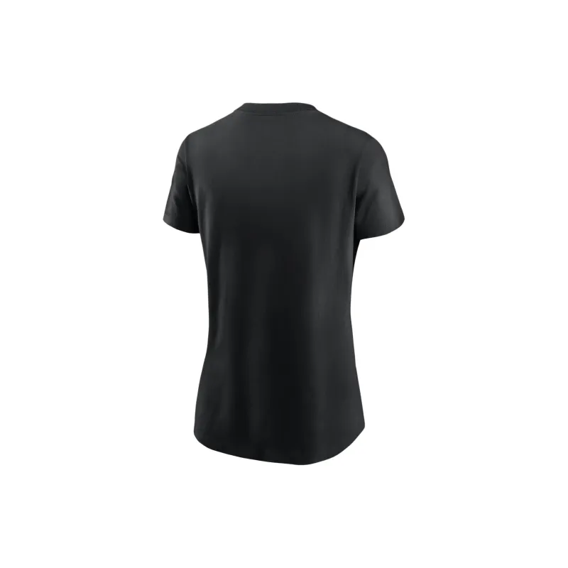 Nike T-Shirt Women's Black Cincinnati Reds-1
